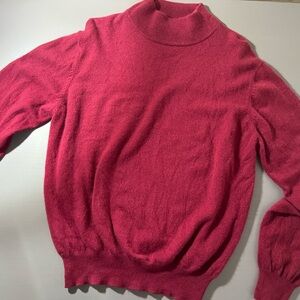 Cashmere Burgundy size L Women Cozy Sweater
